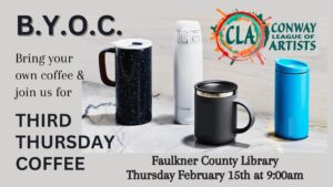 BYOC: Bring Your Own Coffee @ Faulkner County Library