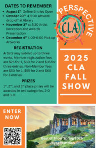2025 Fall Show: Drop Off @ Faulkner Co. Library